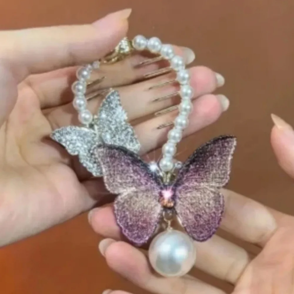 Embroidery Rhinestone Hair Accessories